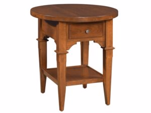 Wayland Oval End Table - 22"W x 24"H x 25"D