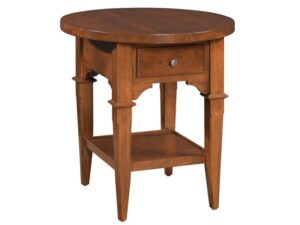 Wayland Oval End Table - 22"W x 24"H x 25"D