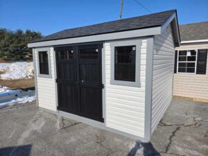 10x12 NED Vinyl A-Frame Shed