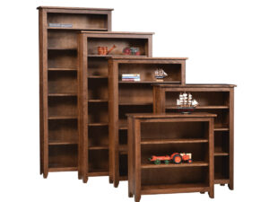 Simply Home 36"W Modern Mission Bookcases