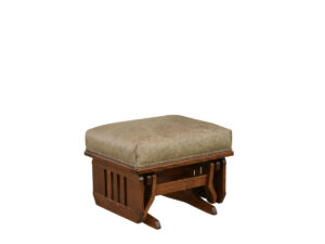 Mission Ottoman with Slat Sides