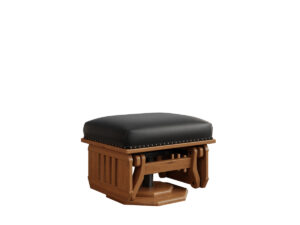 Mission Ottoman with Slat Sides