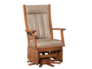 Mission Swivel Glider with Slat Sides
