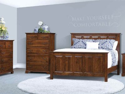 Amish handcrafted bedroom furniture from the Sonora collection.