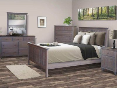 Amish handcrafted bedroom furniture from the Wilkensburg collection.