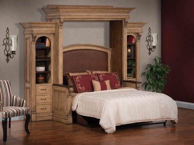 Amish handcrafted wall bed from the Serenity collection