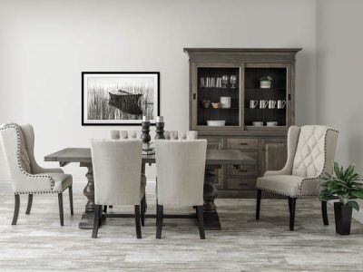 Amish handcrafted dining room furniture from the Alana collection.
