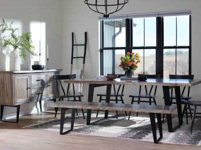 Amish handcrafted dining room furniture from the Ashford collection.