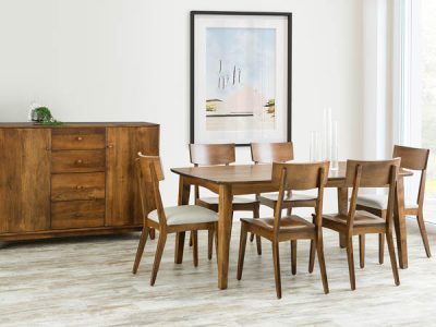 Amish handcrafted dining room furniture from the Barlow collection