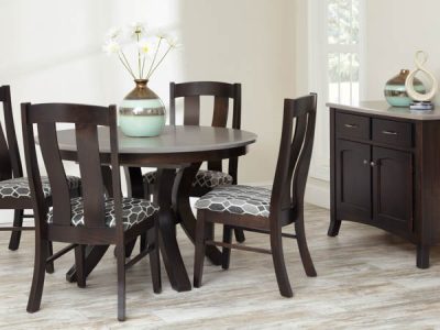 Amish handcrafted dining room furniture from the Carlisle collection.