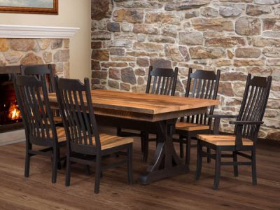 Amish handcrafted dining room furniture from the Croft collection