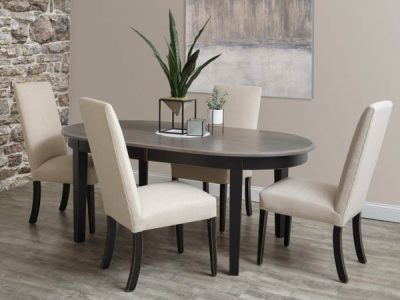 Amish handcrafted dining room furniture from the Empire collection.