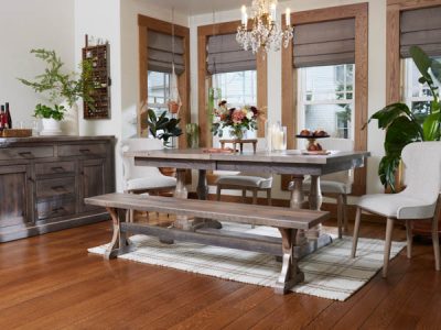 Amish handcrafted dining room furniture from the Harlow collection.