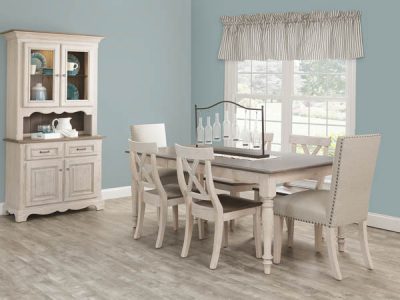 Amish handcrafted dining room furniture from the Jasper collection.