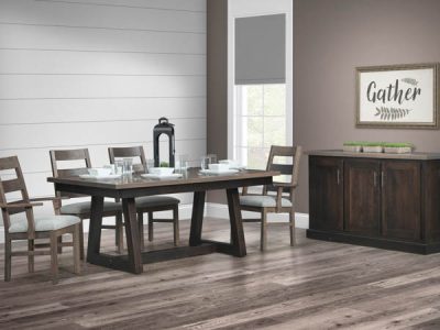 Amish handcrafted dining room furniture from the Marlow collection.