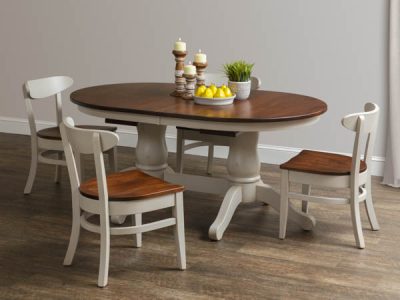 Amish handcrafted dining room furniture from the Napoleon collection