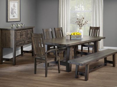 Amish handcrafted dining room furniture from the Ouray collection