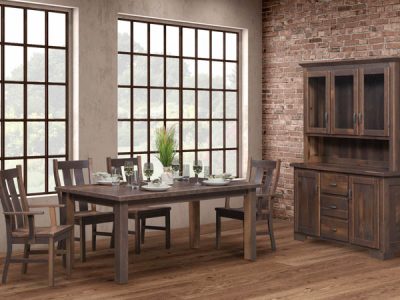 Amish handcrafted dining room furniture from the Oxford collection