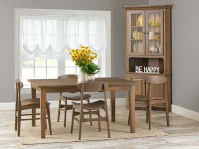 Amish handcrafted dining room furniture from the Shaker collection