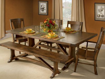 Amish handcrafted dining room furniture from the Westin collection