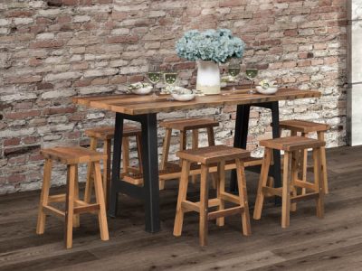 Amish handcrafted dining room furniture from the Kings Bridge Bar collection