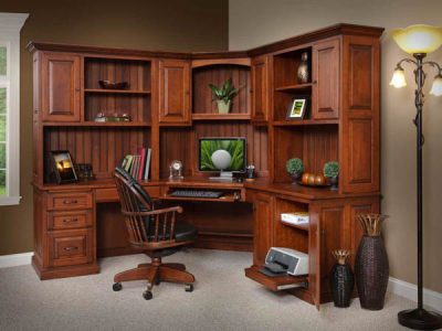 Amish handcrafted executive office desk
